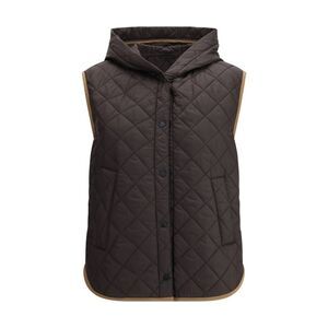 Brunello Cucinelli Women Hooded Padded Gilet